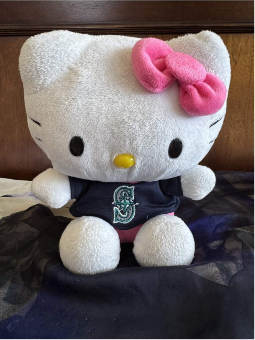 Hello Kitty Seattle Mariners MLB Plush 7” Forever Collectibles Sanrio 2013